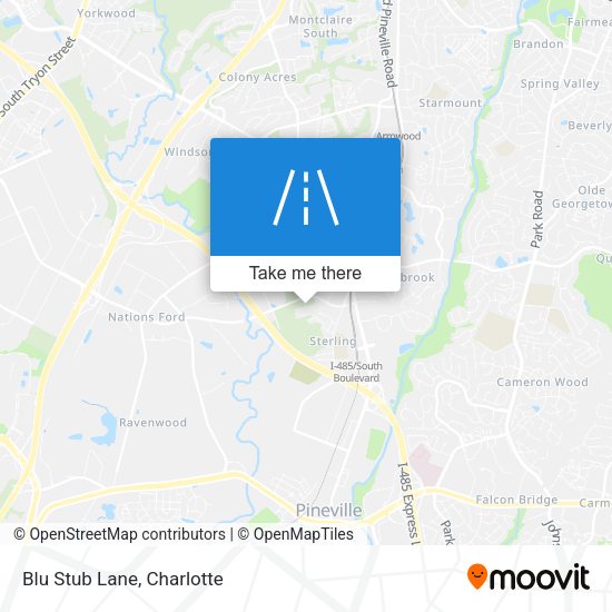 Mapa de Blu Stub Lane