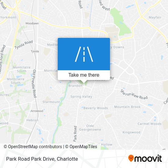 Mapa de Park Road Park Drive
