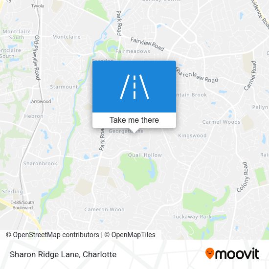 Sharon Ridge Lane map
