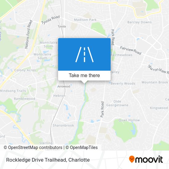 Mapa de Rockledge Drive Trailhead