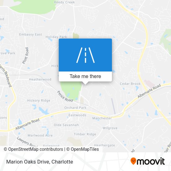 Marion Oaks Drive map