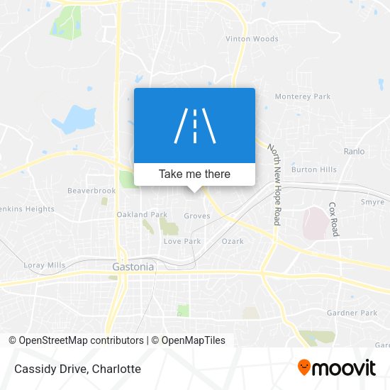 Mapa de Cassidy Drive