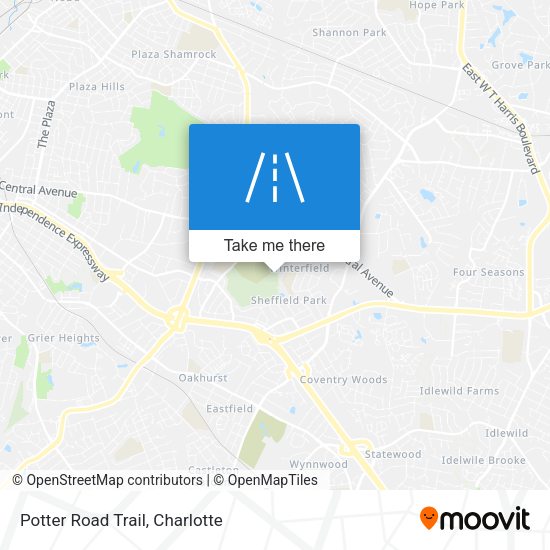 Potter Road Trail map