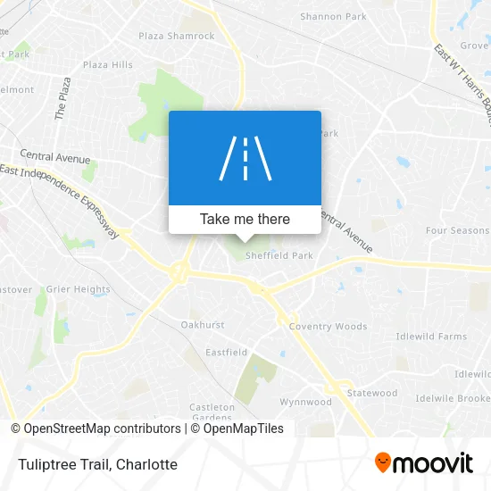 Tuliptree Trail map