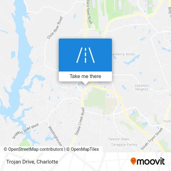 Trojan Drive map