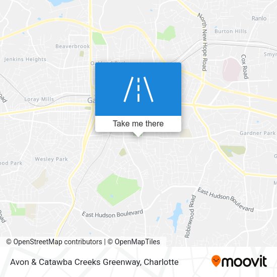 Mapa de Avon & Catawba Creeks Greenway