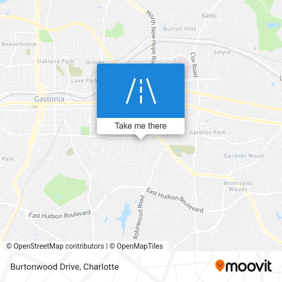 Mapa de Burtonwood Drive