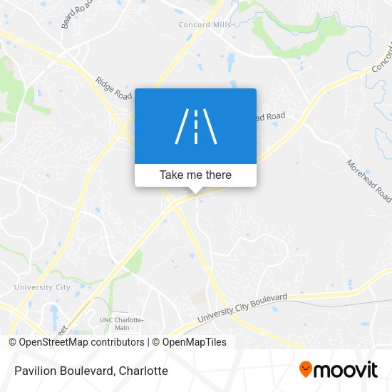 Pavilion Boulevard map