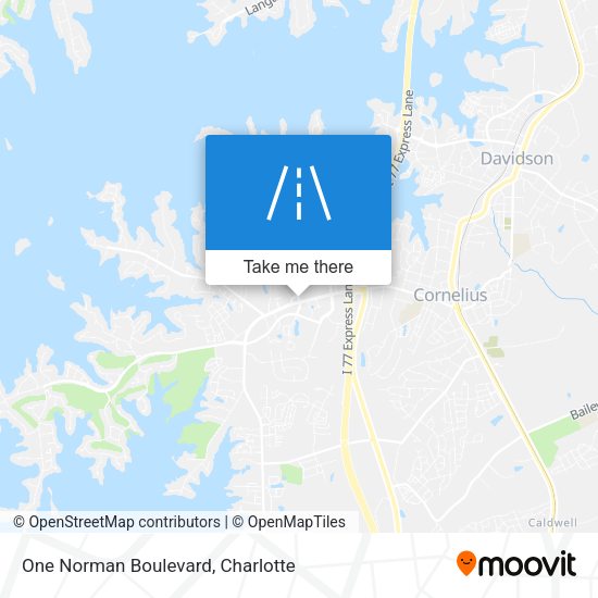 Mapa de One Norman Boulevard