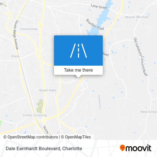 Dale Earnhardt Boulevard map