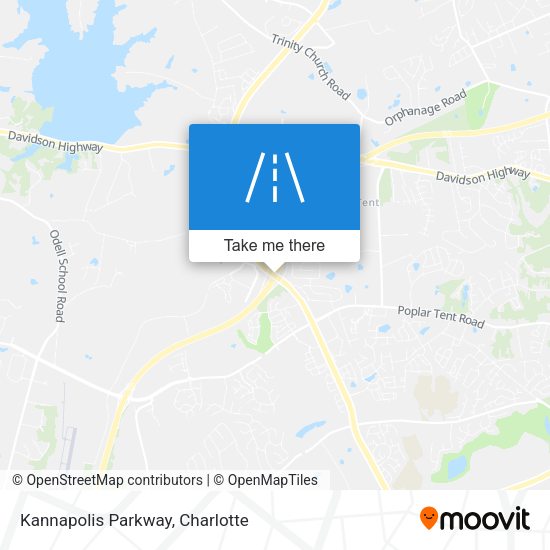 Mapa de Kannapolis Parkway