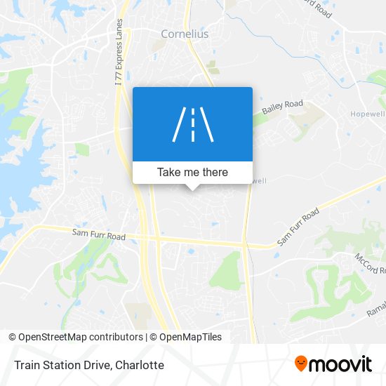 Train Station Drive map