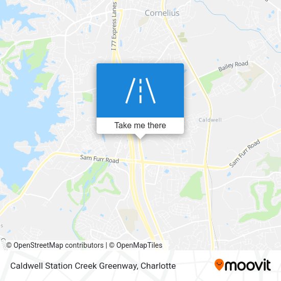 Mapa de Caldwell Station Creek Greenway