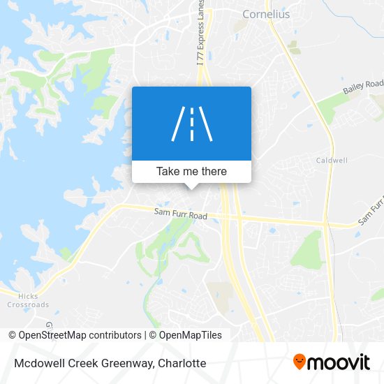 Mcdowell Creek Greenway map