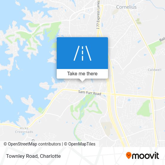 Mapa de Townley Road