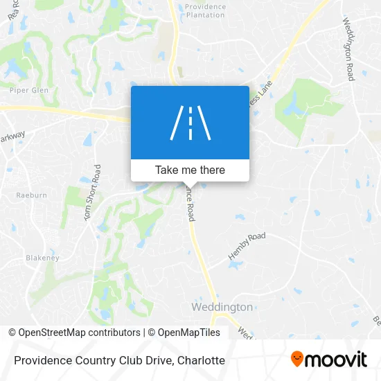 Providence Country Club Drive map