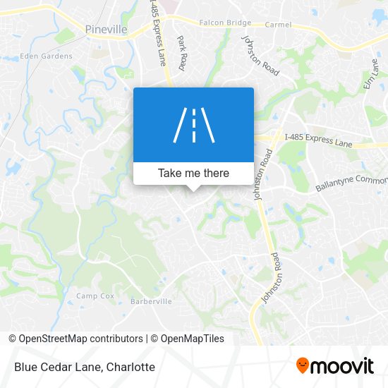 Mapa de Blue Cedar Lane