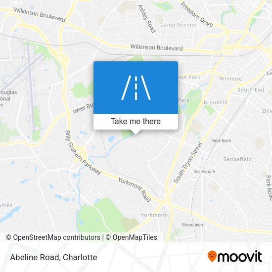 Mapa de Abeline Road