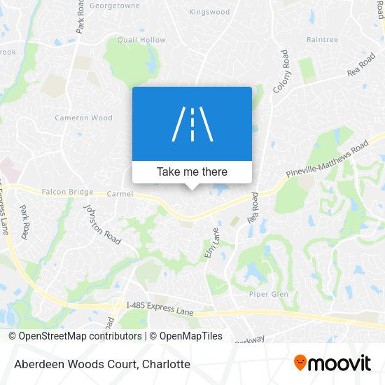 Aberdeen Woods Court map
