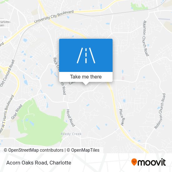 Mapa de Acorn Oaks Road