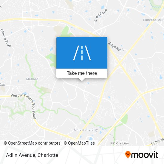 Mapa de Adlin Avenue