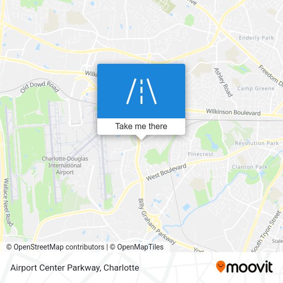 Airport Center Parkway map