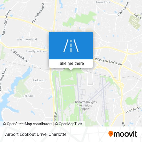 Airport Lookout Drive map