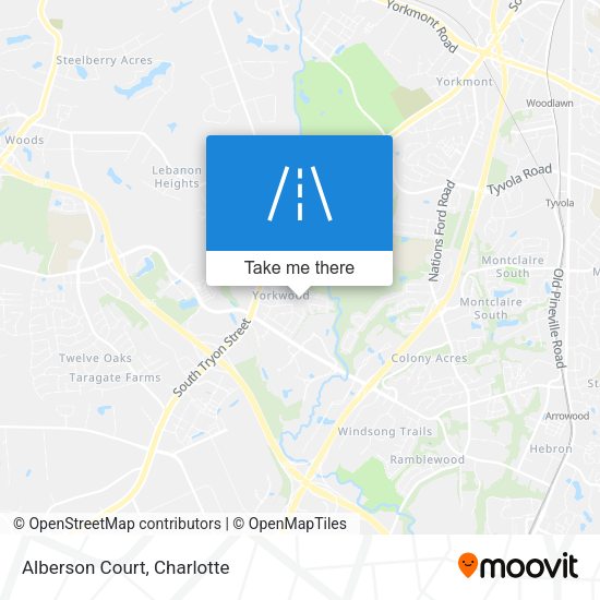 Mapa de Alberson Court