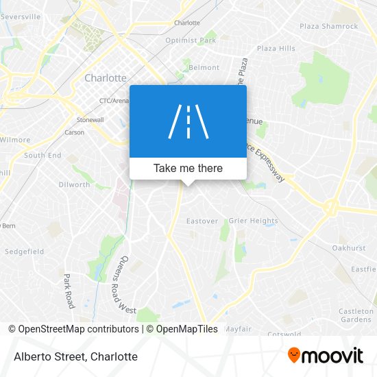 Mapa de Alberto Street
