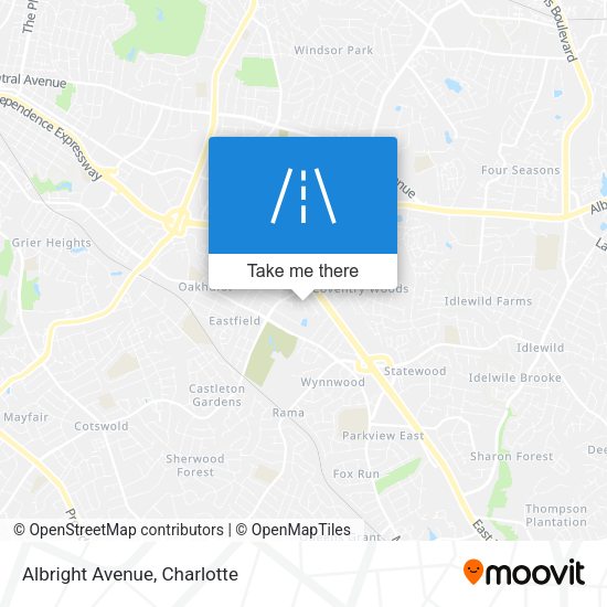 Mapa de Albright Avenue