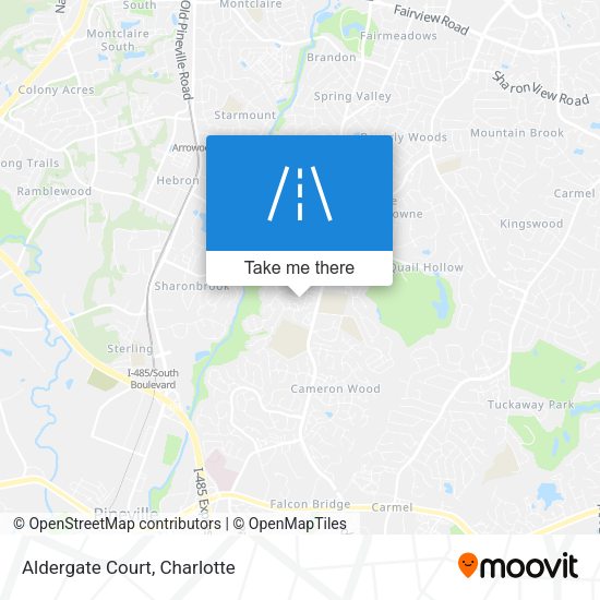 Mapa de Aldergate Court