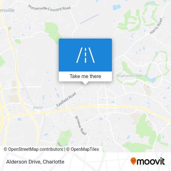 Mapa de Alderson Drive