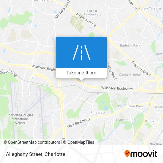 Mapa de Alleghany Street