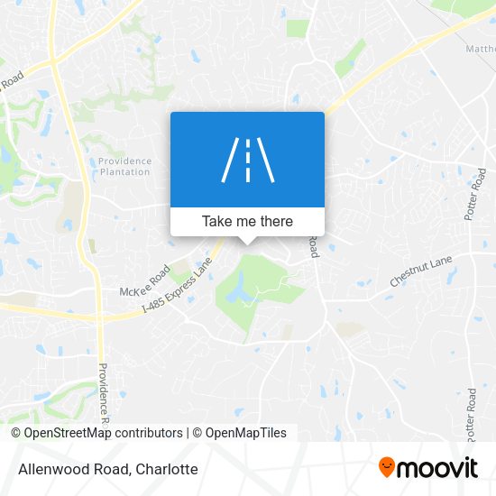 Allenwood Road map