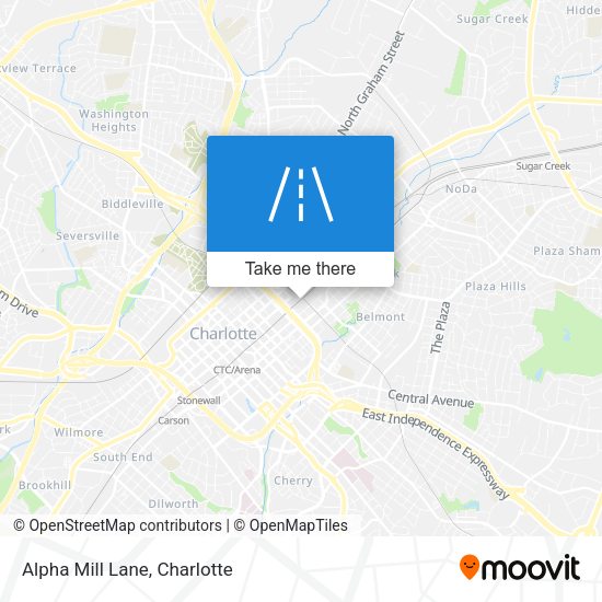Mapa de Alpha Mill Lane