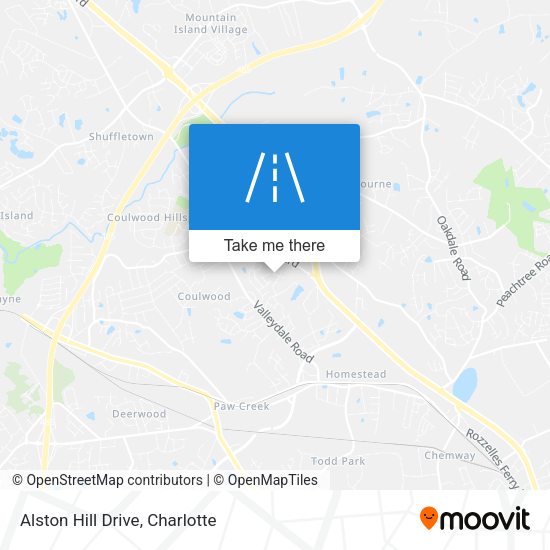 Alston Hill Drive map