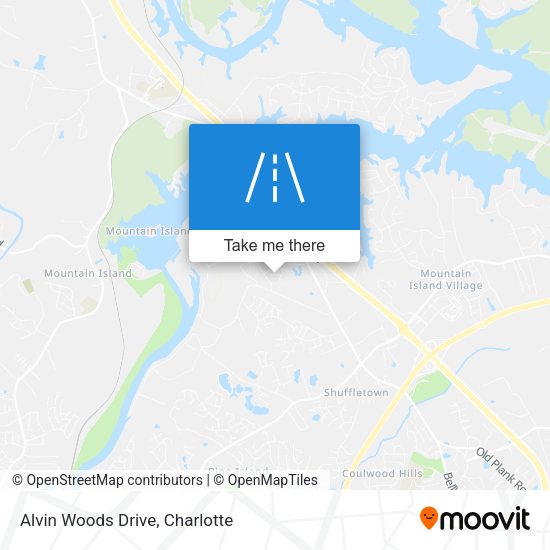 Alvin Woods Drive map