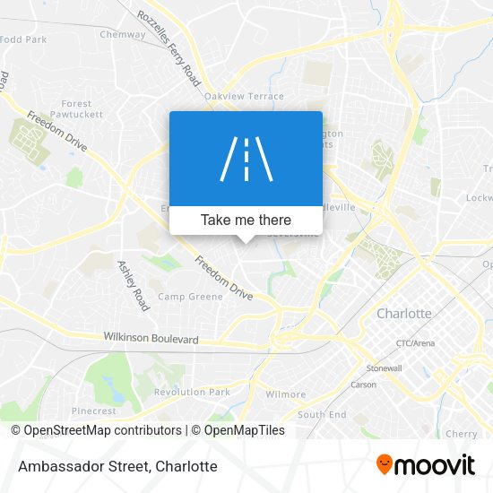 Mapa de Ambassador Street