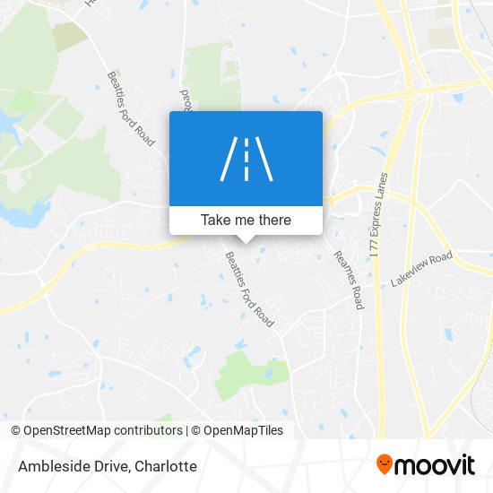 Ambleside Drive map