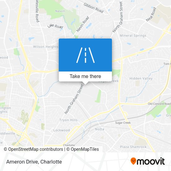 Mapa de Ameron Drive