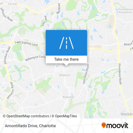 Amontillado Drive map
