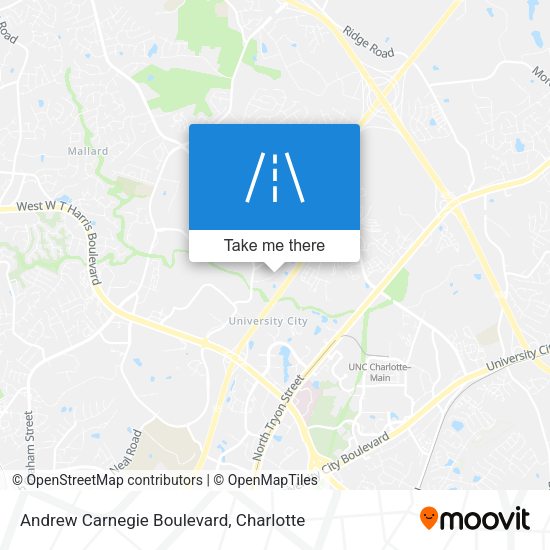 Andrew Carnegie Boulevard map
