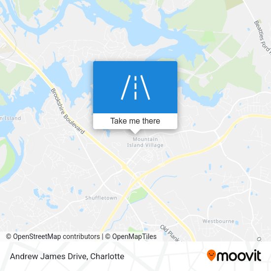 Andrew James Drive map