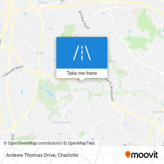 Mapa de Andrew Thomas Drive