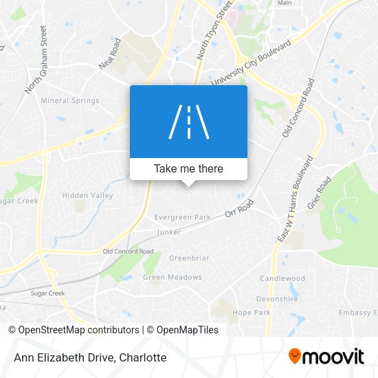 Ann Elizabeth Drive map