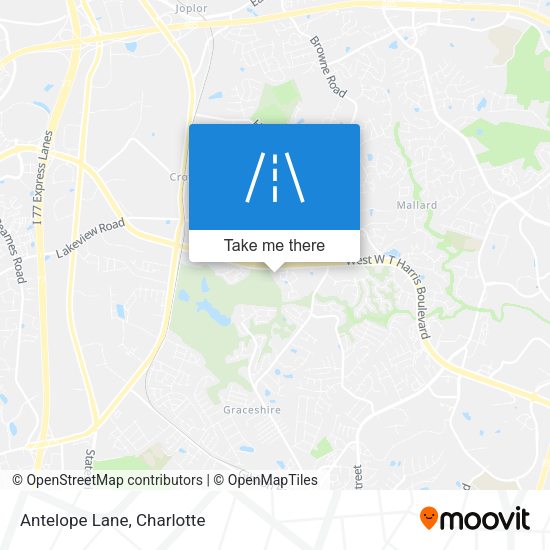 Mapa de Antelope Lane