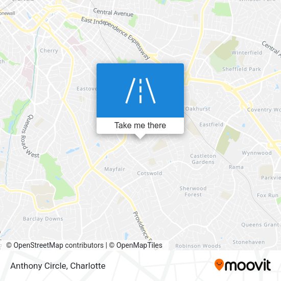 Mapa de Anthony Circle