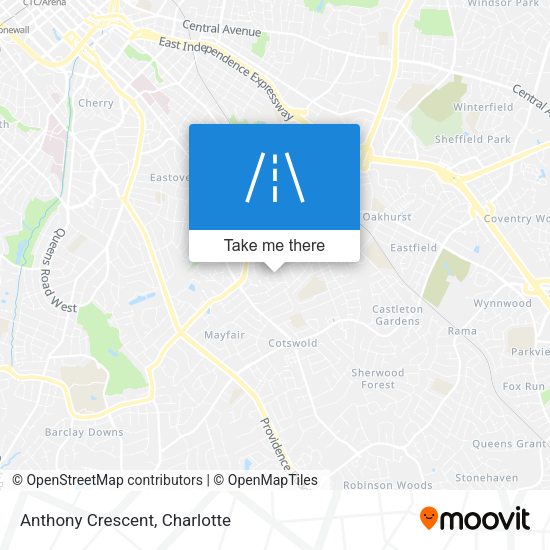 Mapa de Anthony Crescent