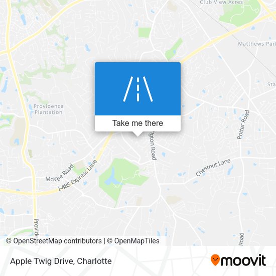 Apple Twig Drive map