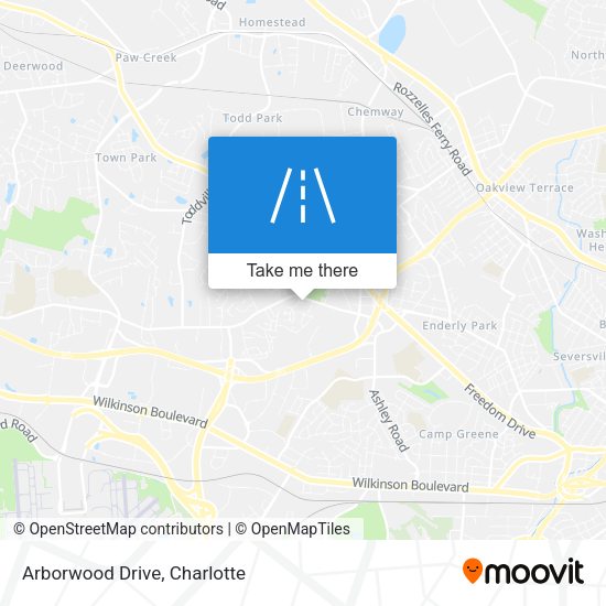 Mapa de Arborwood Drive